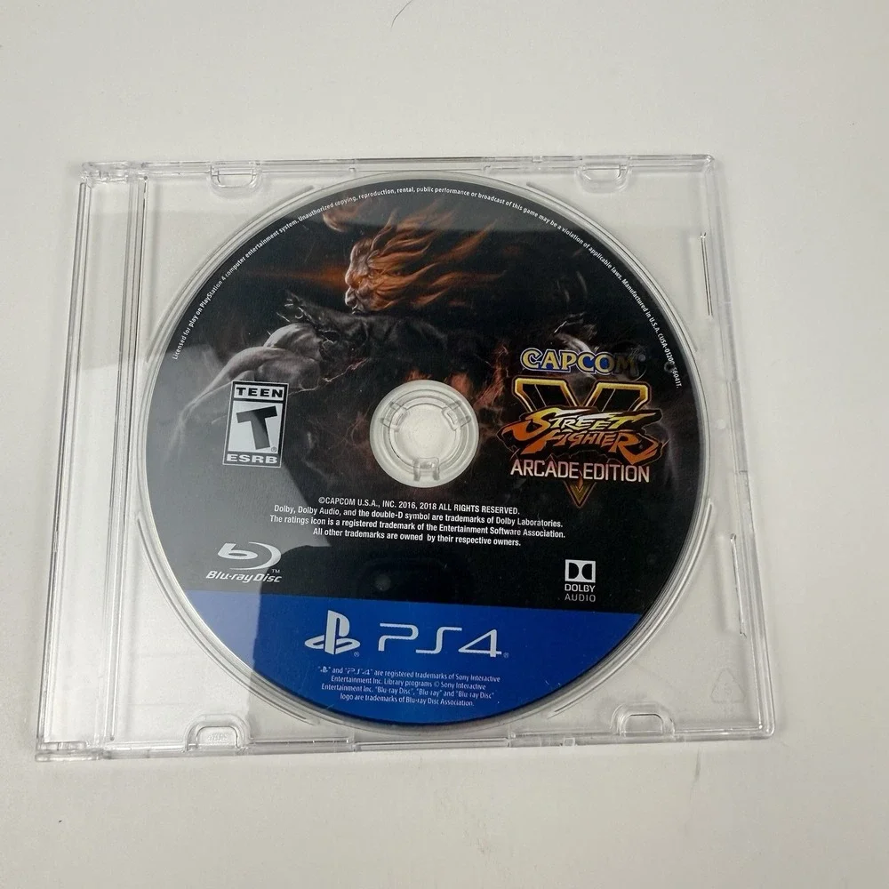 Street Fighter V: Arcade Edition (Sony PlayStation 4) Tested Working Disc Only